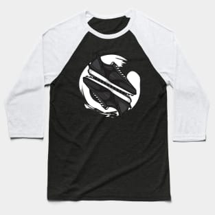DyBreak Black Retro Sneaker Baseball T-Shirt